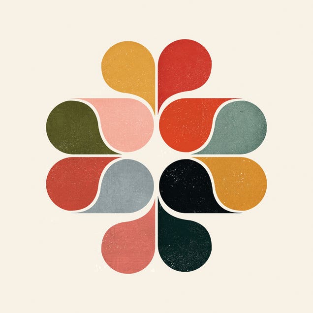 Modern Flower by Show Me Mars