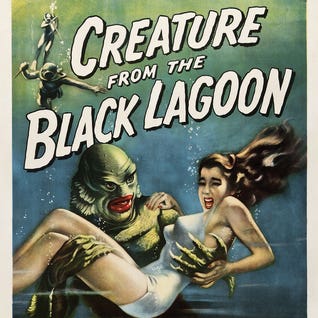Creature From The Black Lagoon (1954) Movie Poster