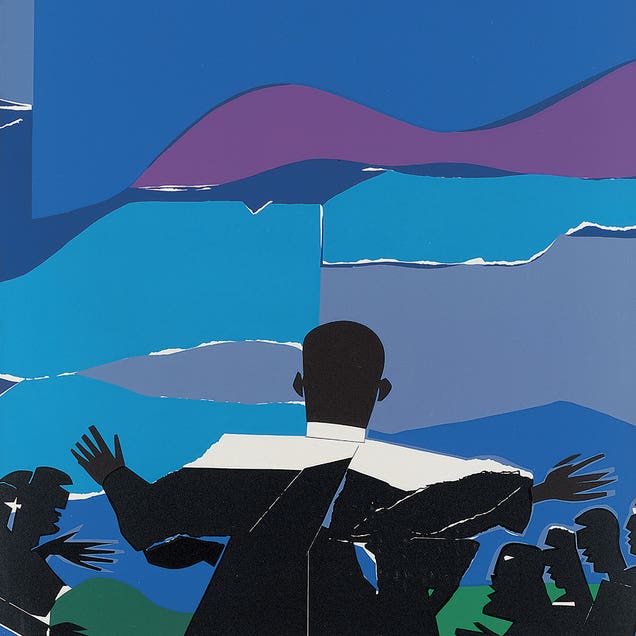 MLK Mountaintop by Romare Bearden