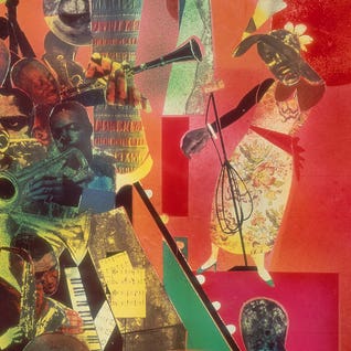 The Blues by Romare Bearden