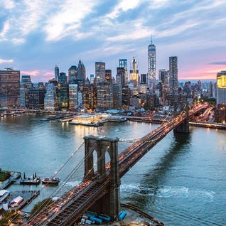 Brooklyn Bridge And Low... by Matteo Colombo