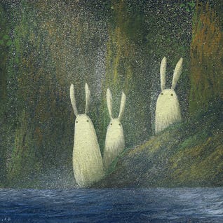 Wait and See by iCanvas Artist Toshio Ebine