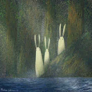 Wait and See by iCanvas Artist Toshio Ebine