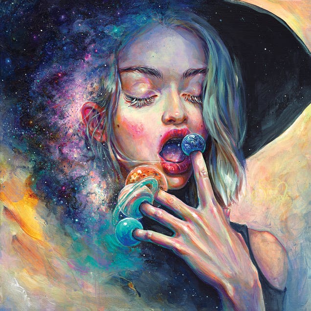 Black Hole In The Milky Way by Eva Gamayun