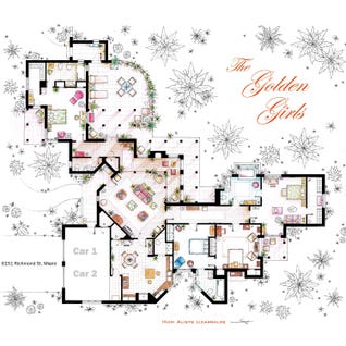 Floorplan From the Golden... by TV Floorplans & More