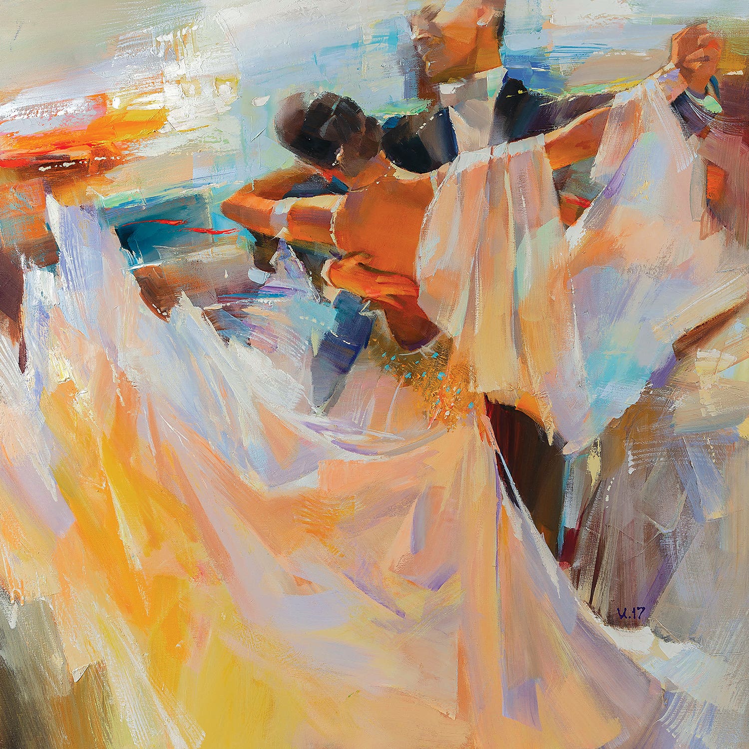 Evening Waltz - Canvas Wall Art by Vasyl Khodakivskyi | iCanvas