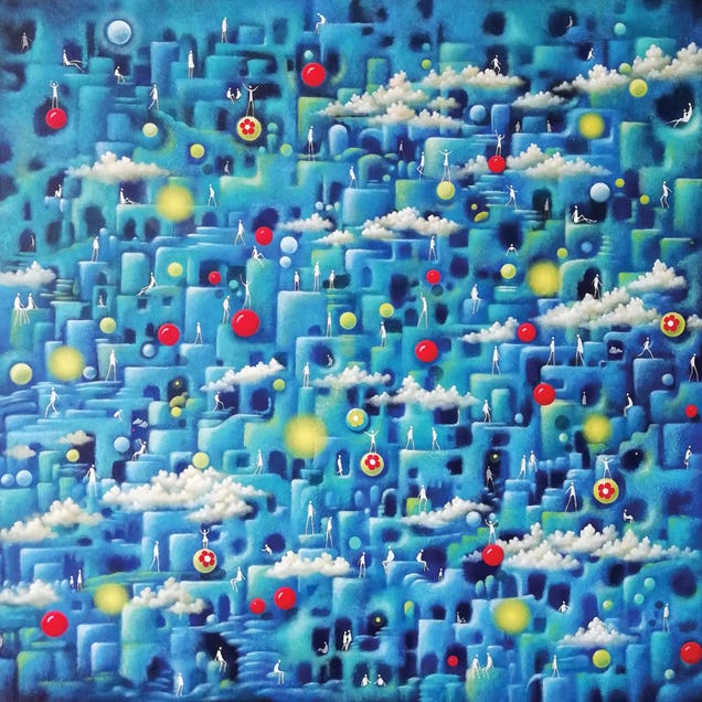 Life In Blue by Véronique Peytour