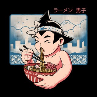Ramen Boy by iCanvas Artist Vincent Trinidad