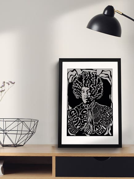 Black & White Limited Edition Art Shop Banner