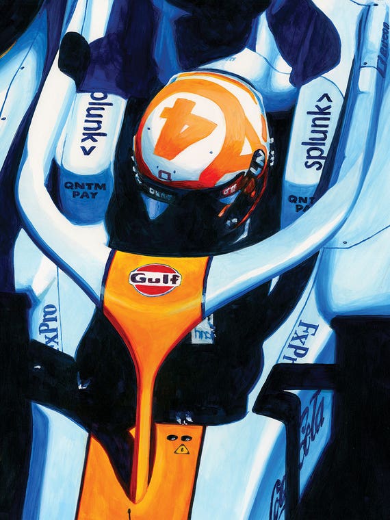 Lando Norris - 2021 Monaco GP Mclaren by Alex Stutchbury