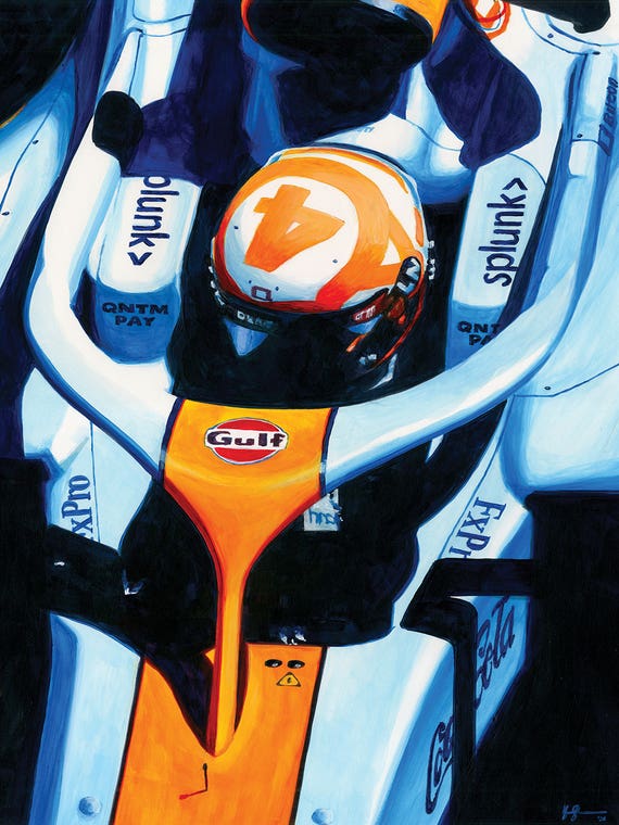 Lando Norris - 2021 Monaco GP Mclaren by Alex Stutchbury