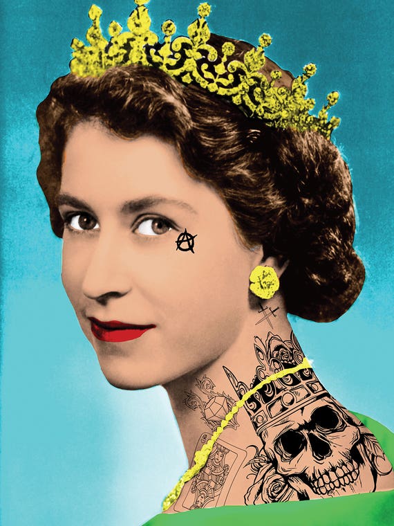 Tattooed Elizabeth by Andrew M Barlow