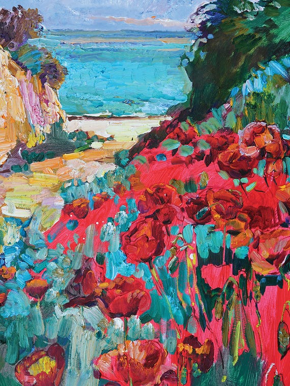 Red Poppy Flowers by Andrii Kutsachenko