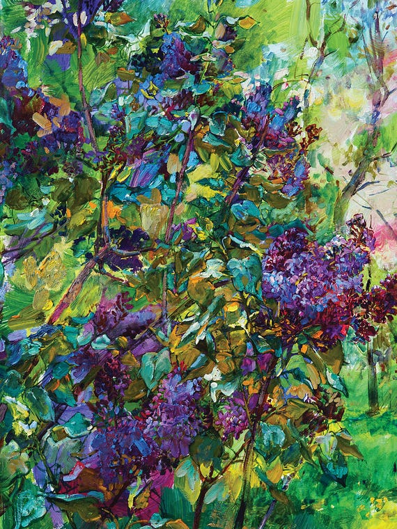 Lilac Flowers by Andrii Kutsachenko