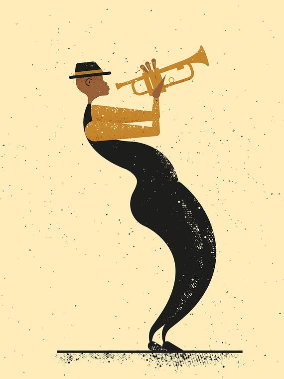 Jazz Player by Amer Karic