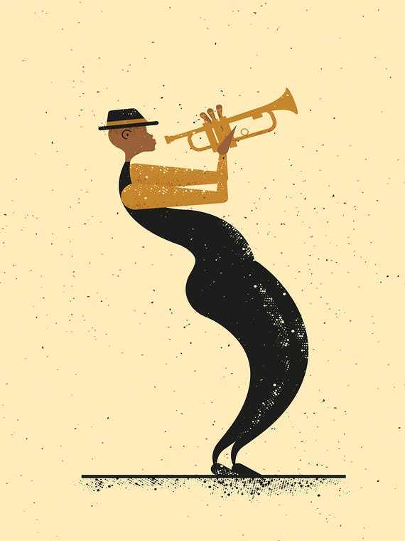 Jazz Player by Amer Karic