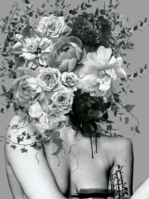 Lady Black And White by Ana Paula Hoppe