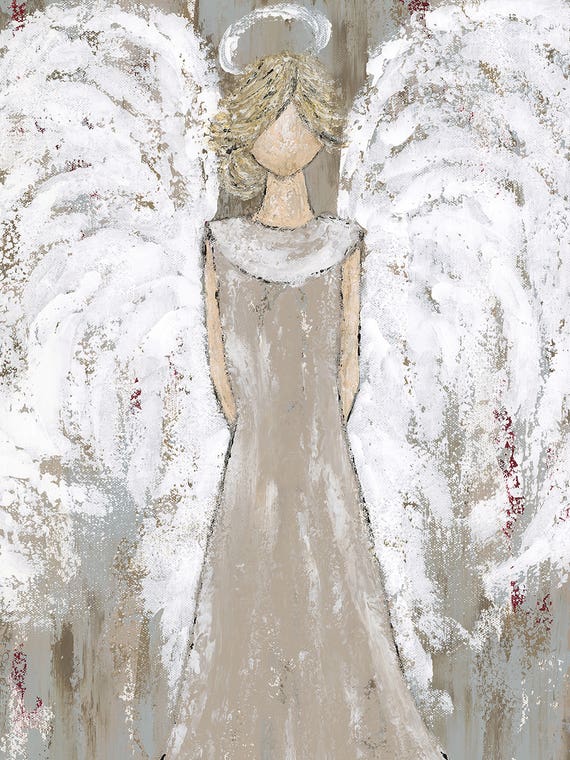 Farmhouse Guardian Angel by Ashley Bradley
