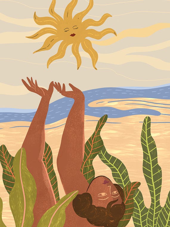 Sun Salutation by Arty Guava