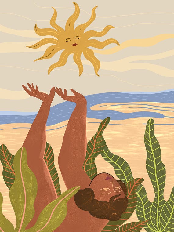 Sun Salutation by Arty Guava 