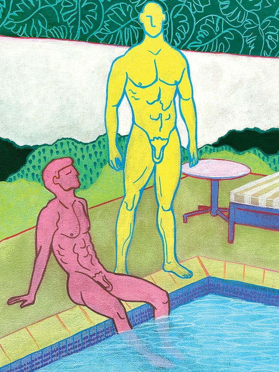View To Pool by Alex Wings