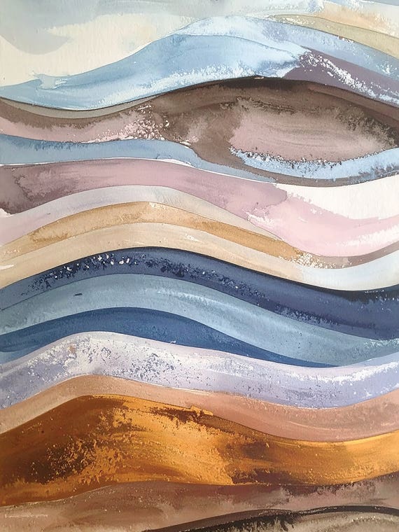 Ocean Flow I by Alonza Saunders