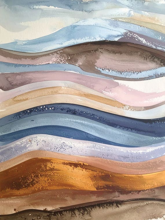 Ocean Flow I by Alonza Saunders
