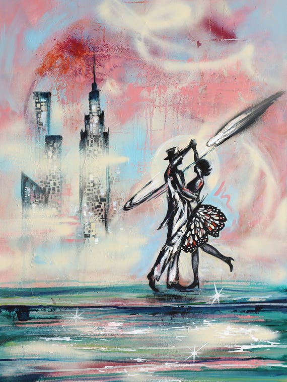 La Vie En Rose IV by Angela Bisson