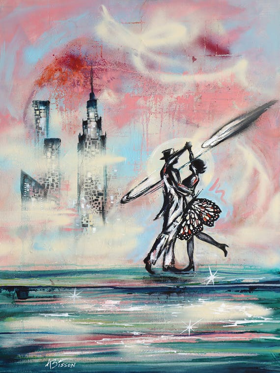 La Vie En Rose IV by Angela Bisson