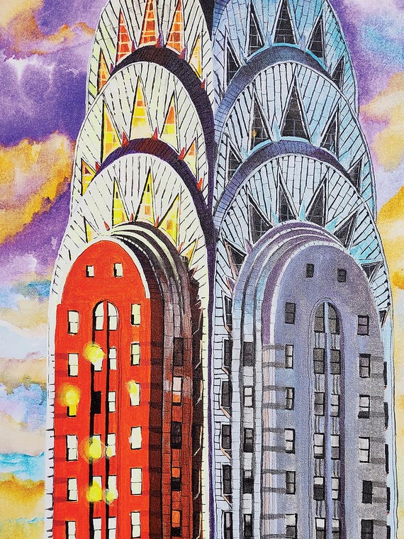 Chrysler Building Facing The Sun by BKArtchitect