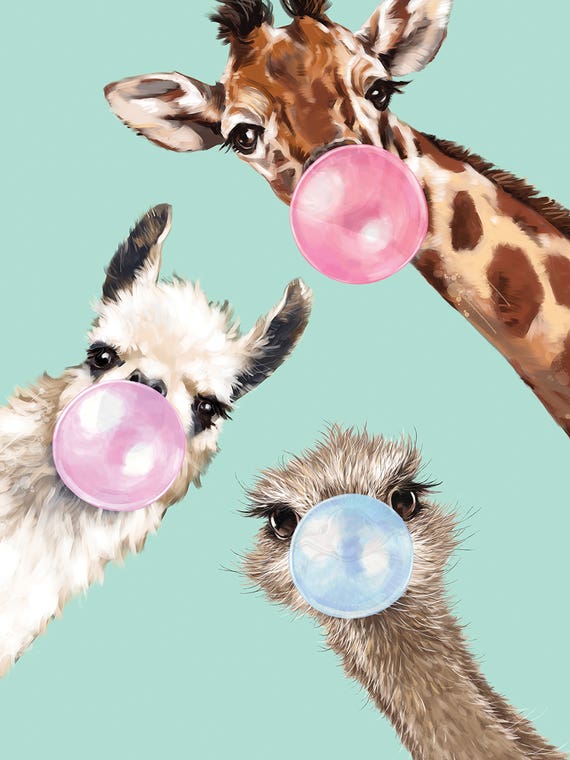 Bubble Gum Gang in Green by Big Nose Work