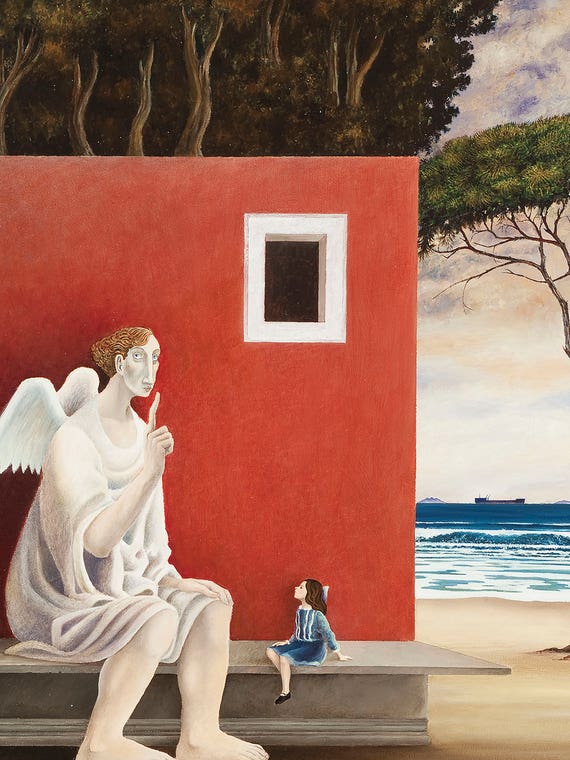 Francesca And The Angel by Cecco Mariniello