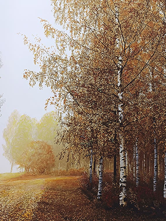 A Golden Landscape by Charlotte Eder