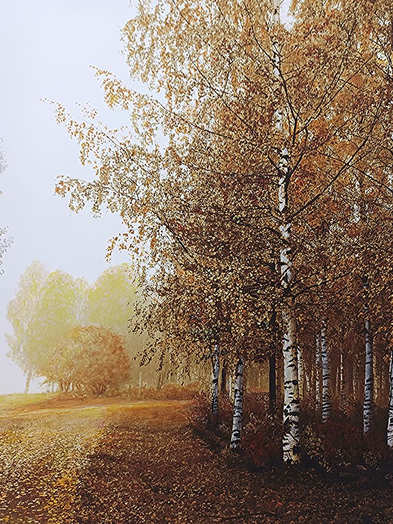 A Golden Landscape by Charlotte Eder