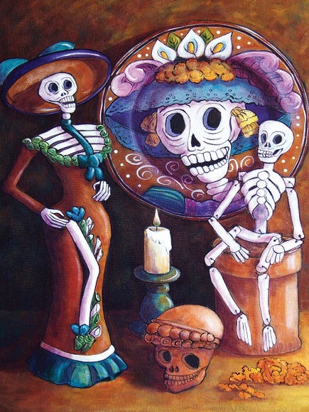 Dia de los Muertos Content Card