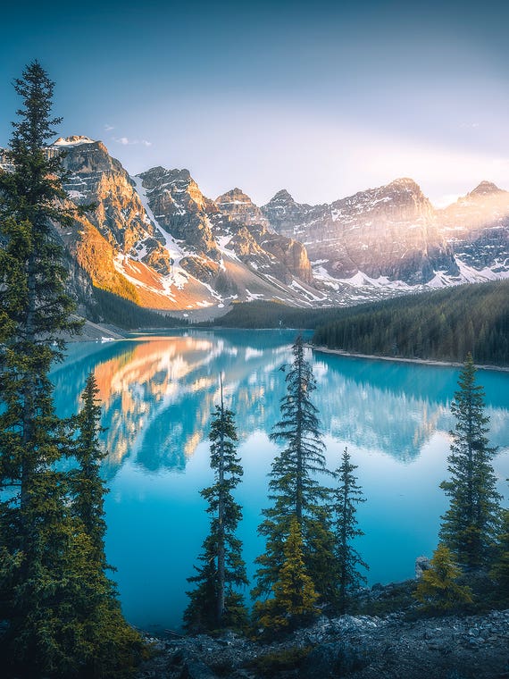 Moraine Lake - Banff - Canada by Cuma Çevik