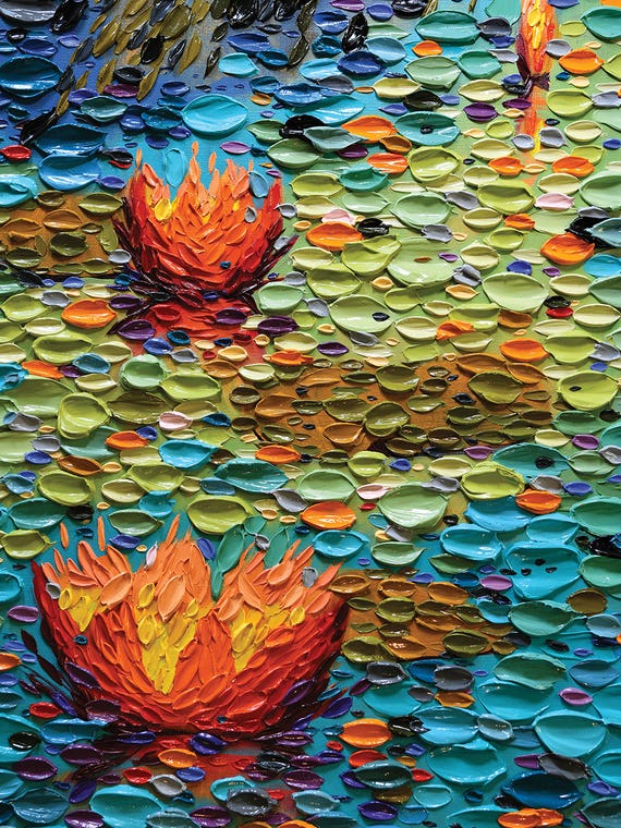 Rainbow Pond by Dena Tollefson