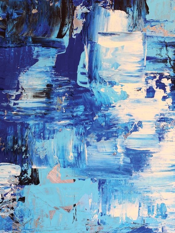 Blue Abstract I by Radiana Christova Christova