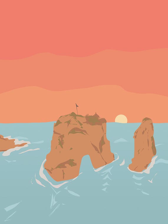 Raouche Rocks, Beirut, Lebanon by Lyman Creative Co.