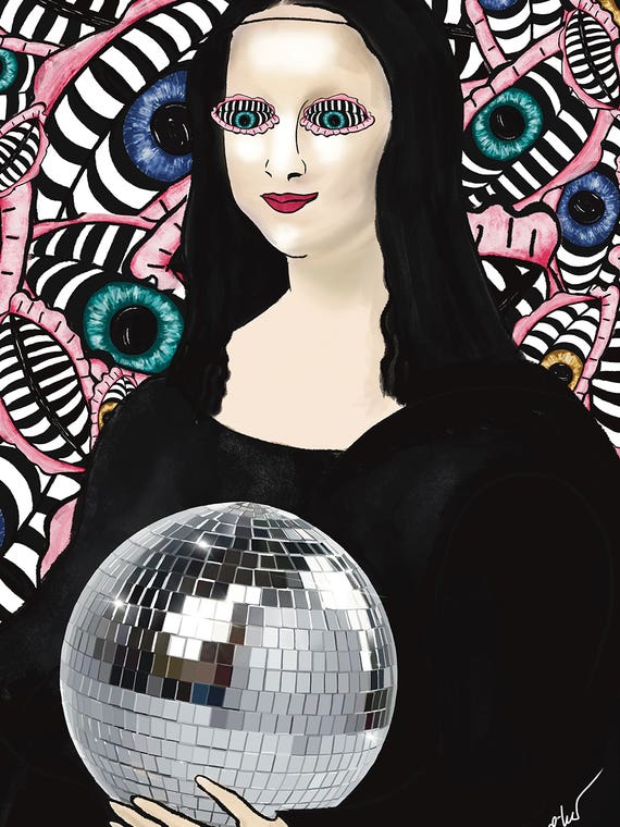 Disco Mona Lisa by Elisabeth Es