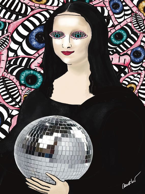 Disco Mona Lisa by Elisabeth Es