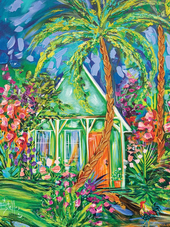 Conch House by iCanvas Artist Estelle Grengs