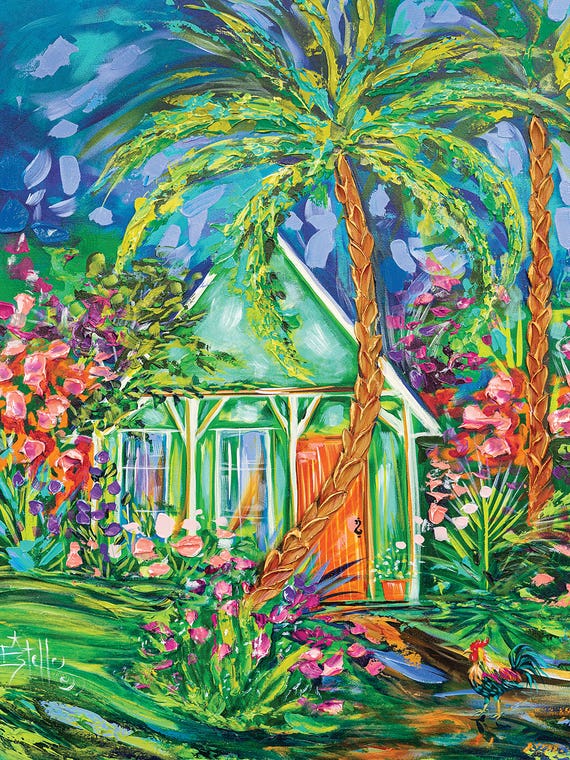 Conch House by iCanvas Artist Estelle Grengs