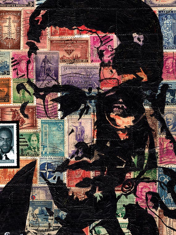Malcolm X by Everett Spruill
