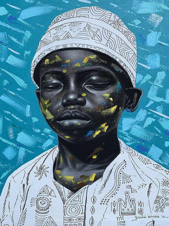 Akanni Meditate by Eyitayo Alagbe