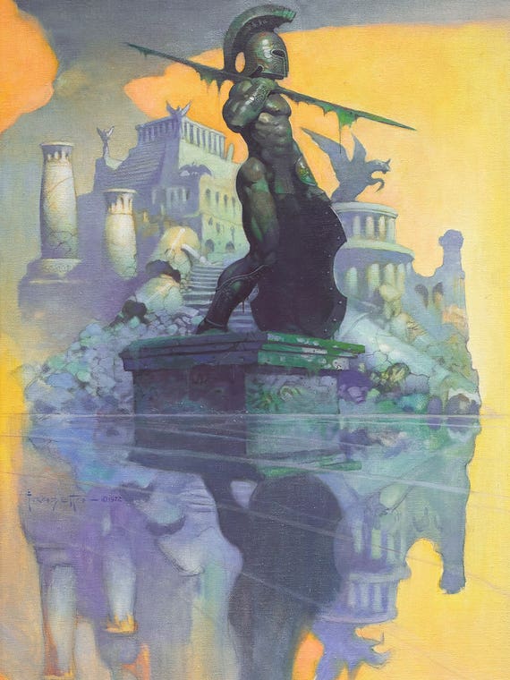 Atlantis by Frank Frazetta
