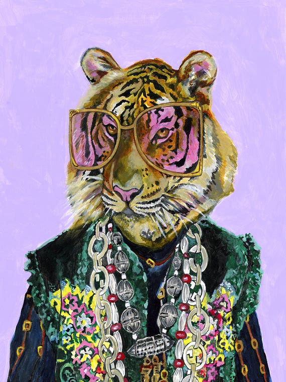 Gucci Bengal Tiger by Heather Perry