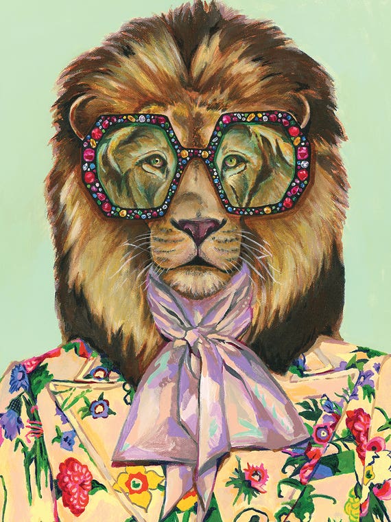 Gucci Lion by Heather Perry