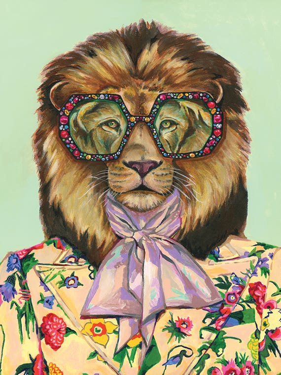 Gucci Lion by Heather Perry