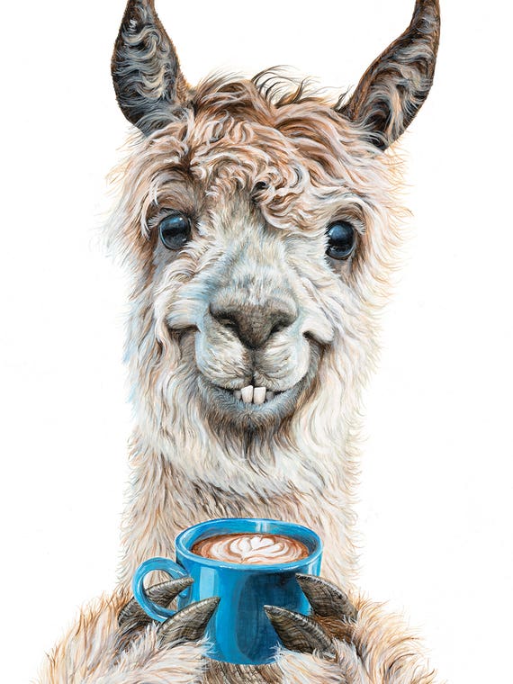 Llama Latte by Holly Simental